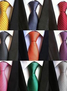 Mens Neck Ties Tie For Men Necktie Red Business Neckties Man