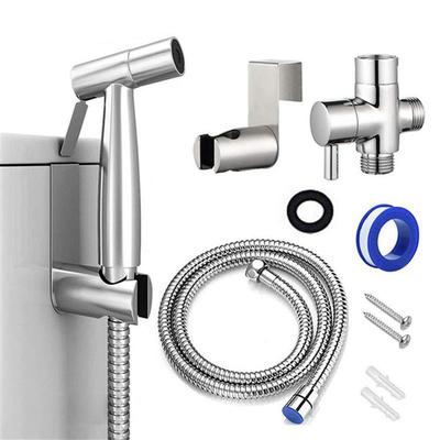Black Bidet Faucet Hand Protable Toilet Bidet Sprayer Stainl