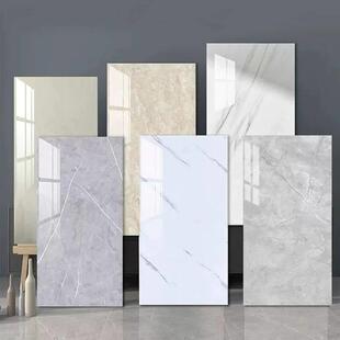 Self Adhesive Marble Wallpaper Waterproof Floor Sticker Bath