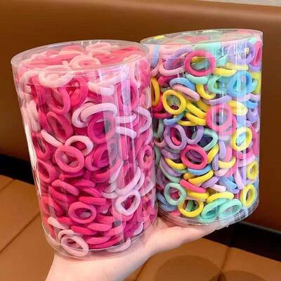 Children cartoon scrunchie rubber band baby hair accessories