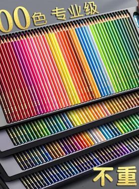 colour pencil painting students use 48 colour pencils with a