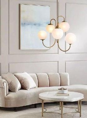 Designer Milk White glass Pendant lights Modern Dining Room