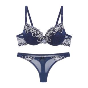 Bra set underwear lace large size bra underwear set women