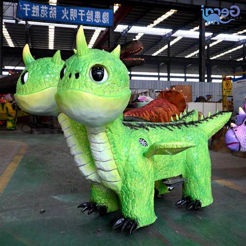 广场儿童车卡通动物仿真模型电动车商场儿童乐园游乐设施源头工厂