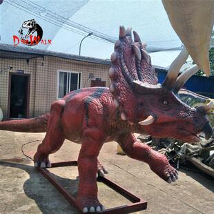 硅胶大型仿真恐龙戟龙会动会叫模型机械恐龙颜色制作款式工厂
