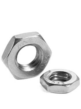 六角螺母TBK01 02 07-M2/M3/M4/M5/M6/M8/M10/M12/M14/M16/M18M20