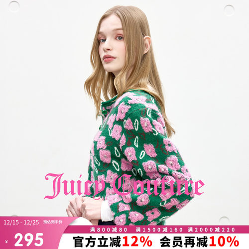 JuicyCouture橘滋圆领毛衣外套