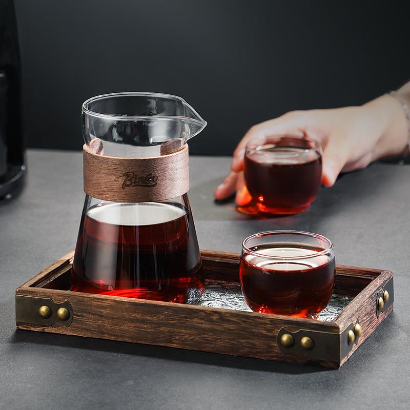 咖啡分享壶手冲咖啡套装耐热玻璃冲泡壶挂耳咖啡杯冷萃壶品鉴杯