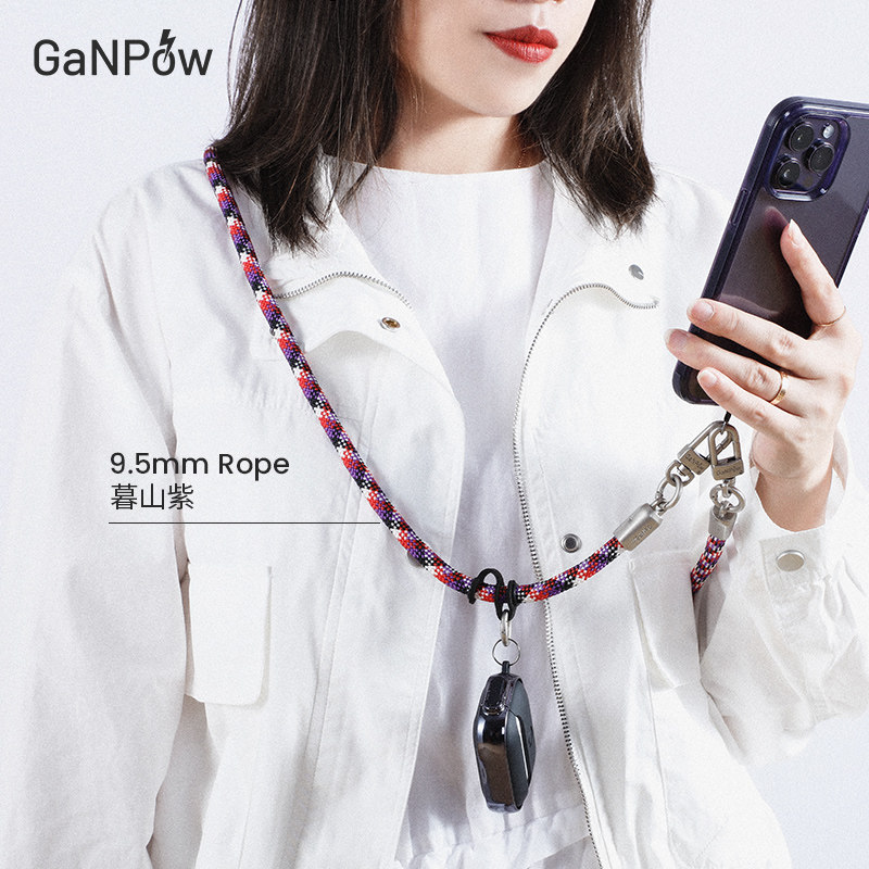 GanPow原创手机挂绳夏季时尚百搭机能配件挂绳万能花色相机挂绳斜挎可背长款挂绳多功能户外便携手机相机挂绳
