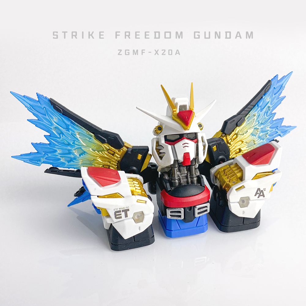 强袭自由红键帽高达机械