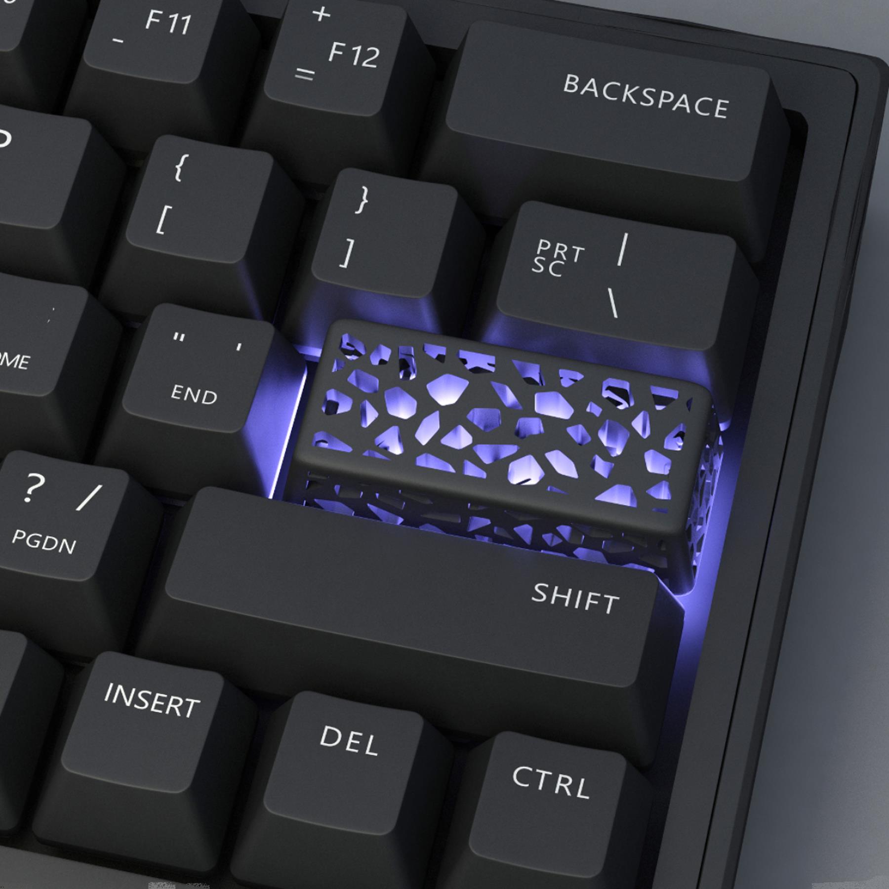 镂空透光键帽树脂空格键