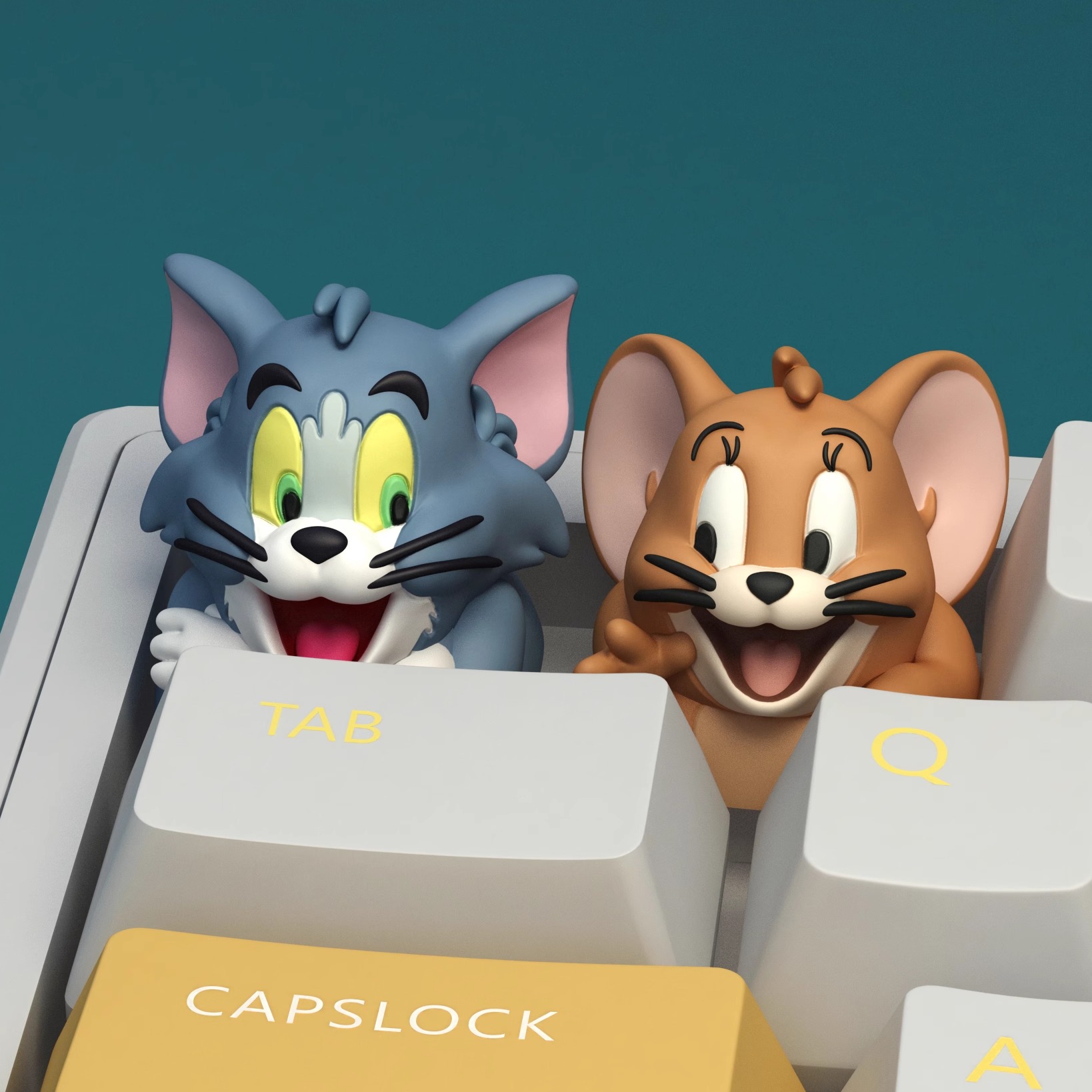 猫和老鼠键帽创意汤姆树