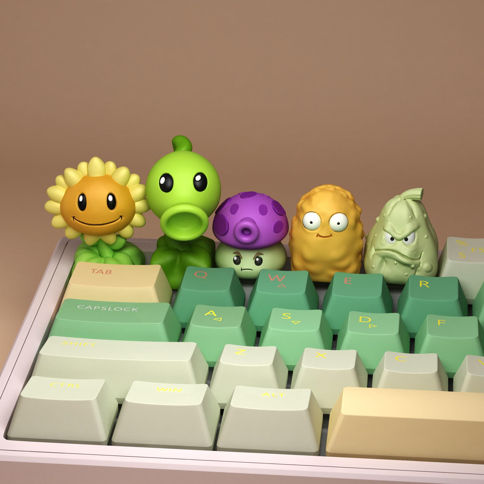 植物大战僵尸键帽机械键