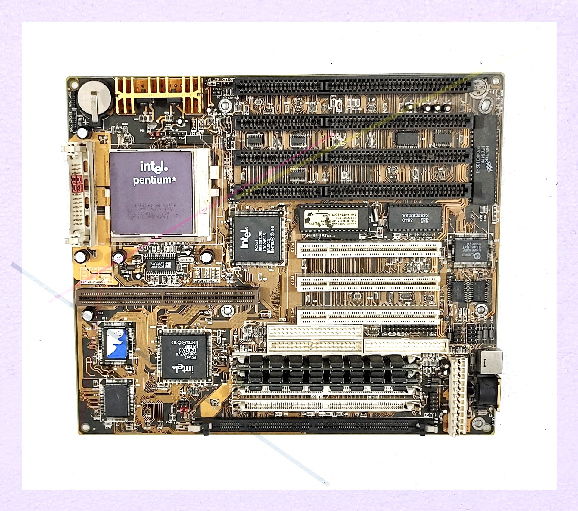 586主板 内存条 Pentium-s CPU 三件套