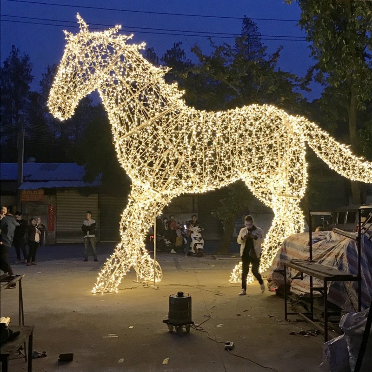 2026春节户外大型生肖马景观灯