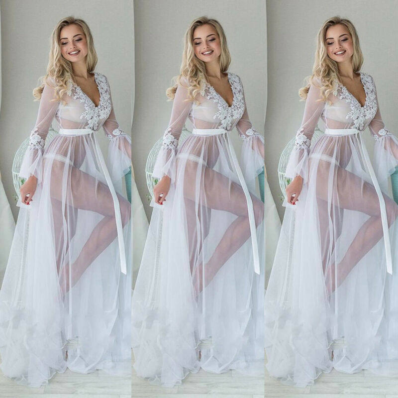 休闲长袖V领大摆连衣裙