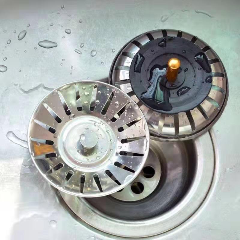 7.8厘米老式水槽过滤网下水器盖子洗菜盆塞子提篮碗