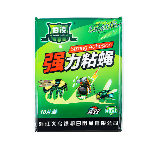 苍蝇贴粘蝇纸强力粘虫板贴片苍蝇药苍蝇拍子捕苍蝇神器一扫光
