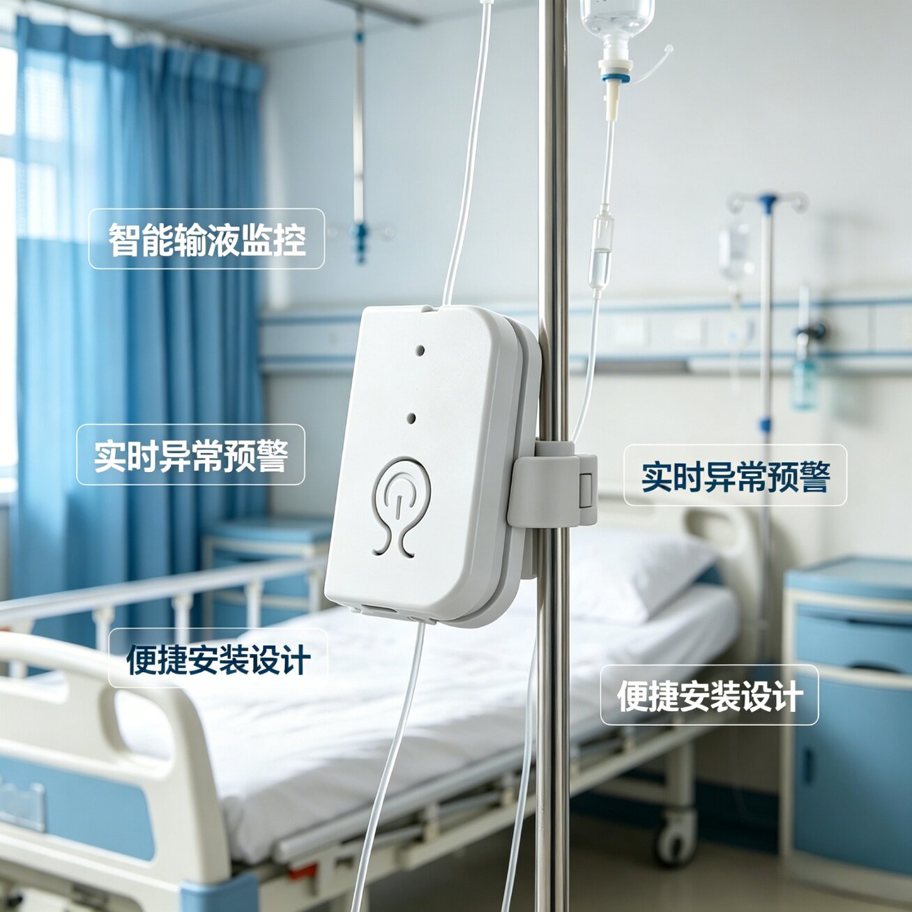 输液报警器充电款锂电池吊针打点滴提醒器住院挂水盐水吊水瓶神器
