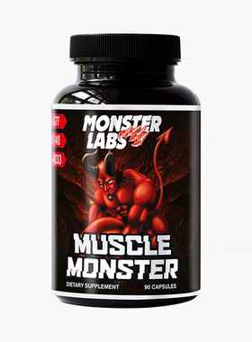 美国Monster怪兽三合一增肌肉前体MK677 140 2866野蛮人大力神