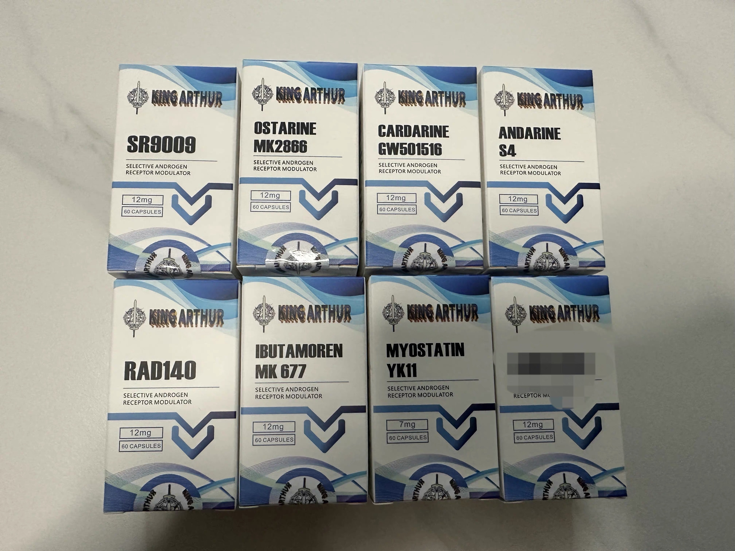 亚瑟 MK677 C物健身补剂赠肌剪脂曾体重超蓝魔大力神雷神左旋