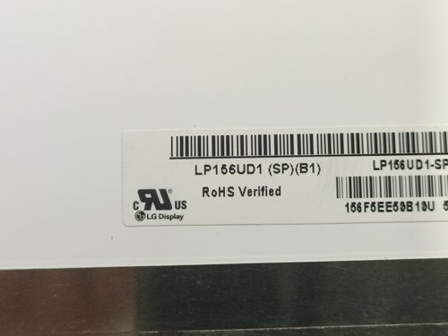 LP156UD1-SPB1 3840/2160  60Hz 大口40针EDP 上下耳朵  拆机A屏