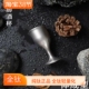 纯钛酒杯酒盅一体成型小酒杯高脚随身便携户外旅行白酒杯子复古