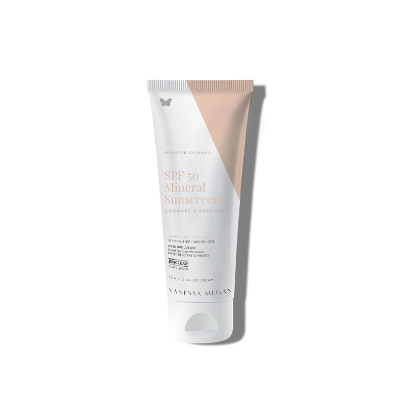 Vanessa Megan SPF50矿物有机防晒霜女面部防紫外线女养肤素颜霜