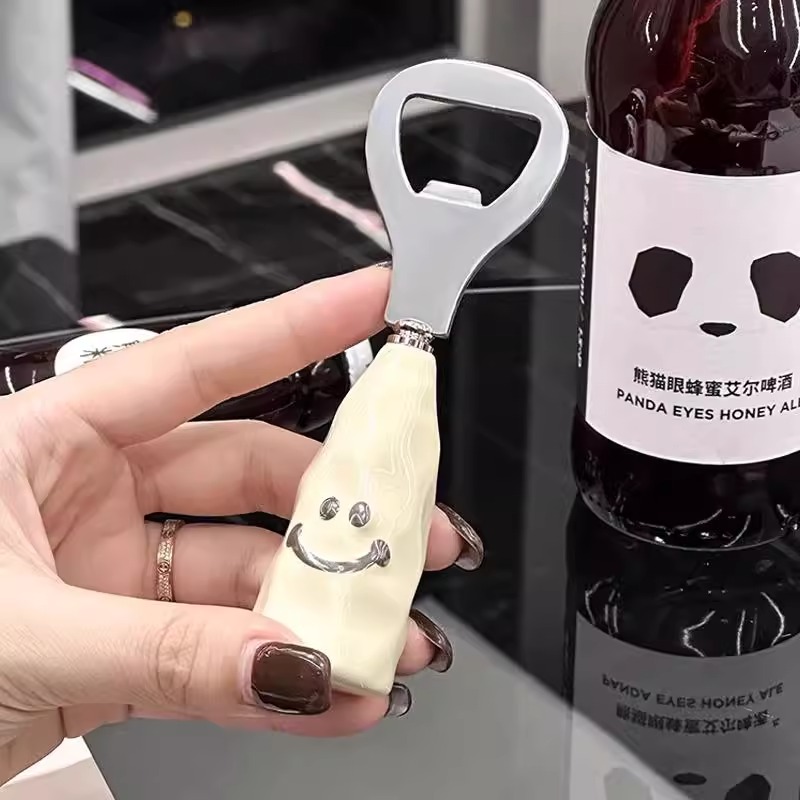 创意可爱笑脸啤酒开瓶器
