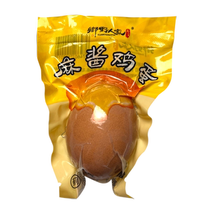 乡野人家/麻酱鸡蛋6枚真空装天津蓟州特产五香麻将咸鸡蛋健康熟食