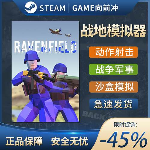 Steam正版战地模拟器Ravenfield激活码CDKEY全DLC入库国区区