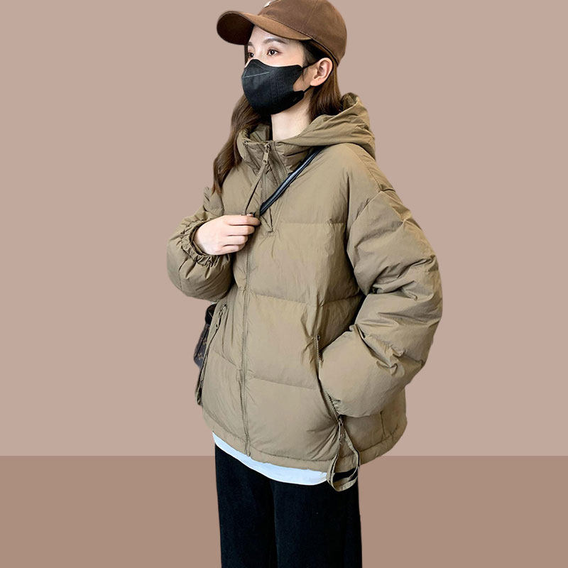 保暖秋冬2025年时尚新款爆款欧货加厚棉衣面包棉服短款小个子外套