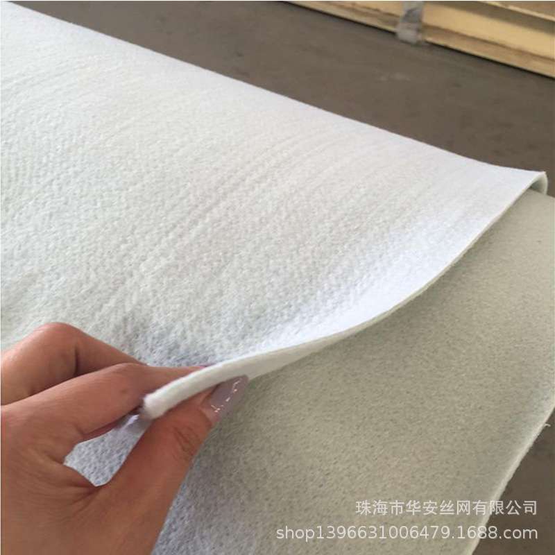 珠海针刺纺粘长丝土工布反滤聚酯保水保温混凝土养护非织造无纺布