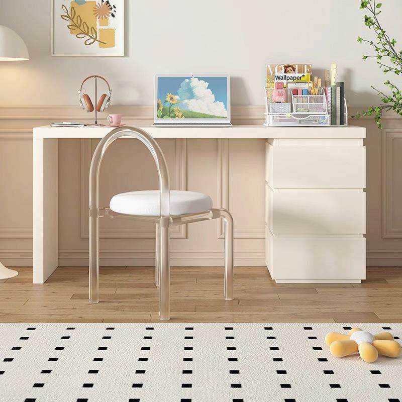 岩板书桌免漆环保简约带书柜可拆卸设计送装收纳桌办公桌