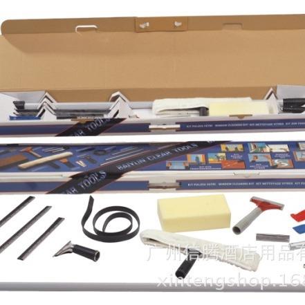 供应白云AF06001多用途玻璃清洁套装玻璃刮伸缩杆清洁工具