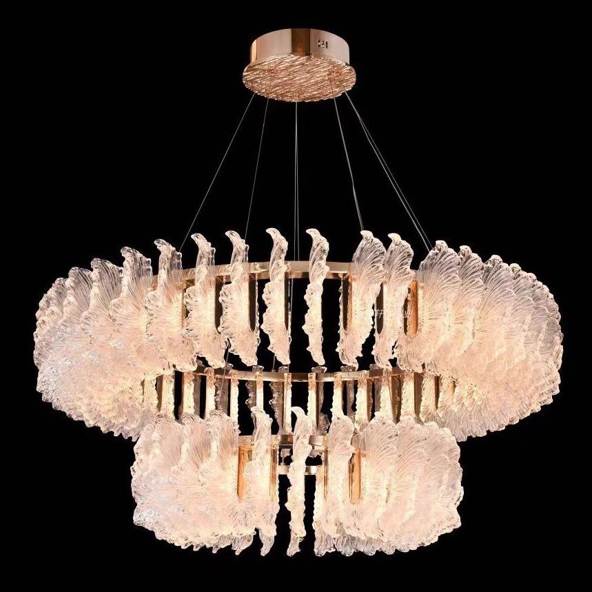 梵莱斯法式轻奢客厅吊灯卧室餐厅灯具高端奢华花开富贵别墅大吊灯