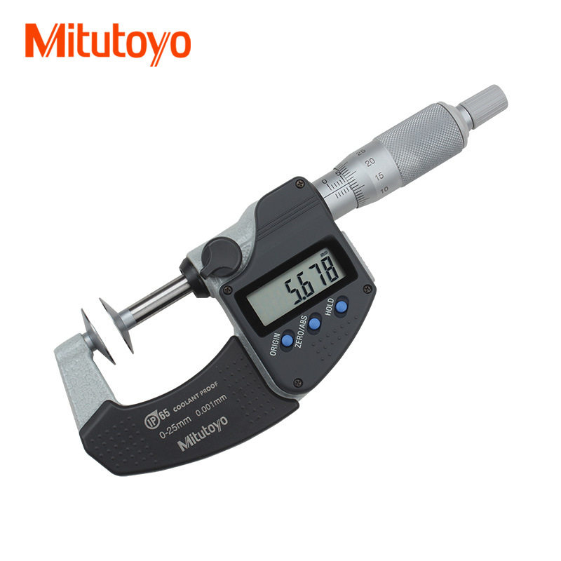 三丰Mitutoyo公法线数显千分尺323-252-30323-253-30盘型千分尺图片