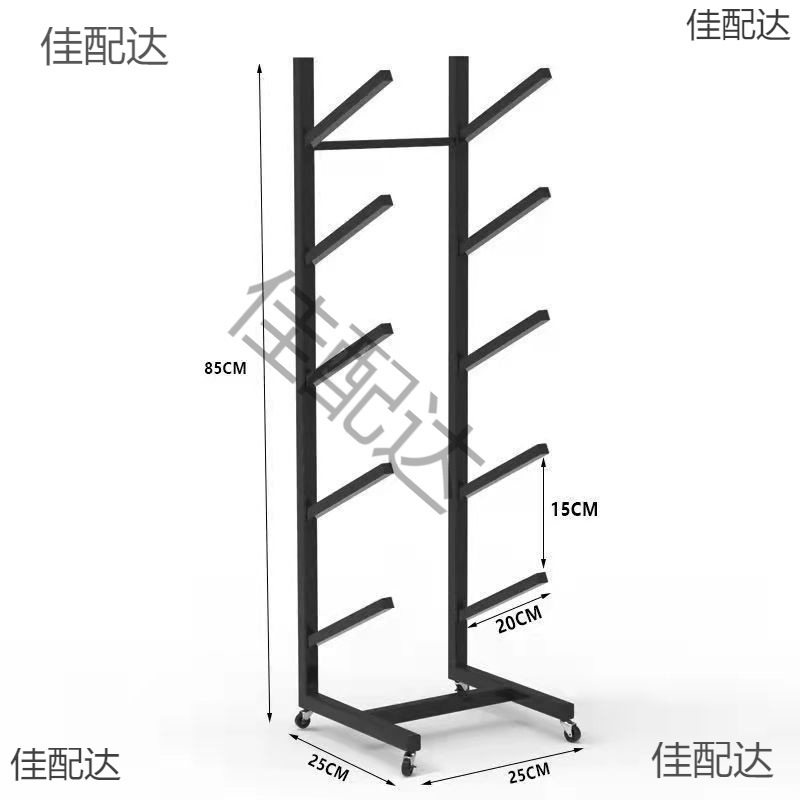 滑板架货架展示架挂墙置物架落地收纳架通用滑雪板陈列架滑板批发