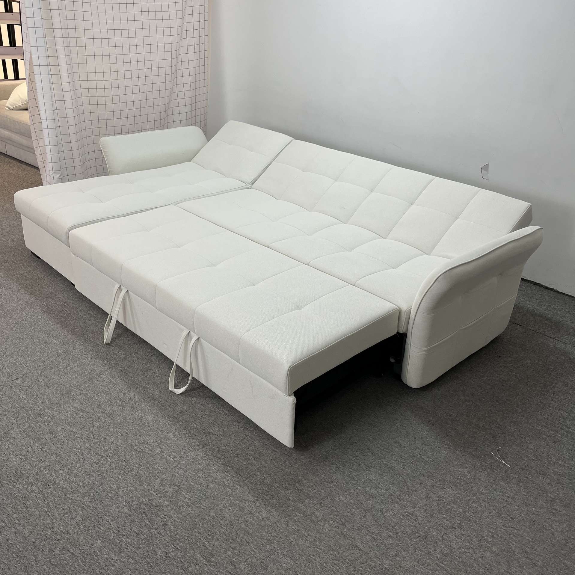 客厅公寓布艺沙发组合可拆洗多功能沙发床两用推拉折叠储物沙发床