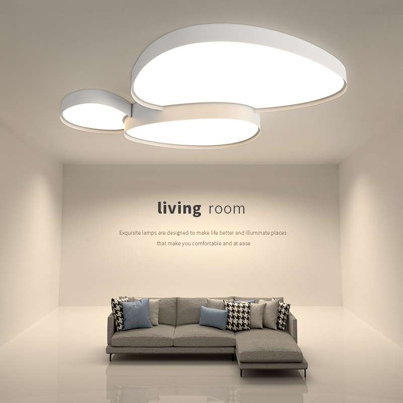 客厅灯现代简约大气2025流行led吸顶灯智能大灯节能高亮卧室主灯