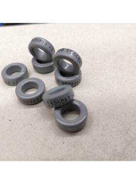 55050A2 MAGNEITCS铁镍钼磁环 体积12.7*7.9*4.75 U值125导磁率56