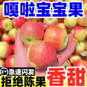 正宗嘎啦苹果新鲜当季水果红富士脆冰糖心青丑平萍果整箱包邮