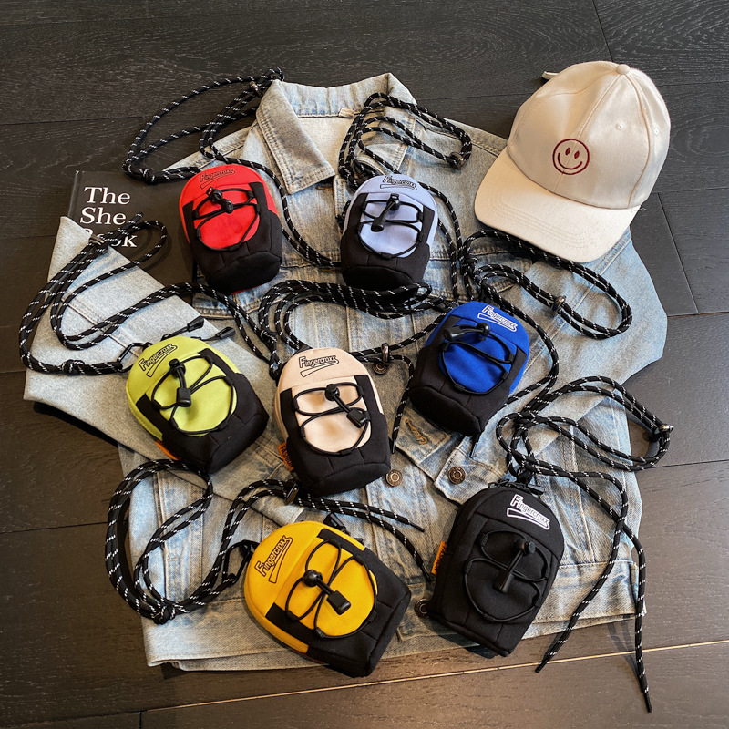 时尚韩版儿童零钱包户外休闲迷你钥匙包2025新款男女生潮搭斜挎包