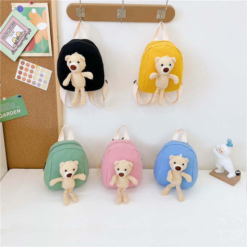 卡通小熊儿童双肩包24
