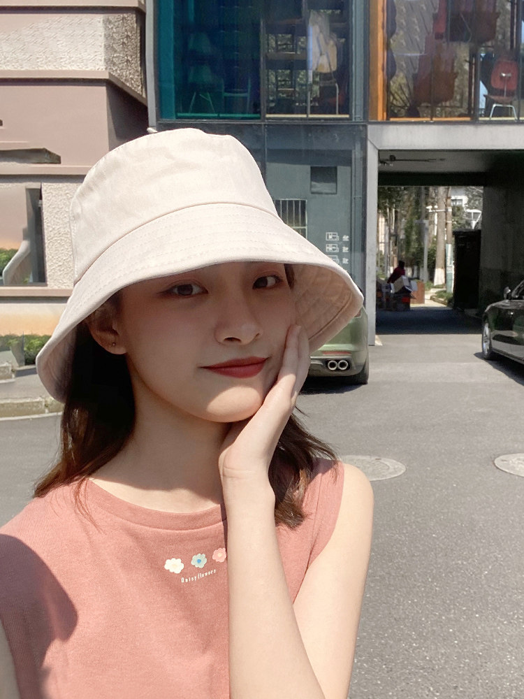 渔夫帽女夏季百搭遮阳帽子2025新款遮脸防晒帽防紫外线春秋太阳帽