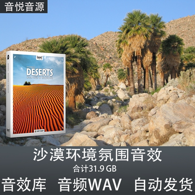 Boom Library Deserts Weather 沙漠环境氛围音效影视游戏素材