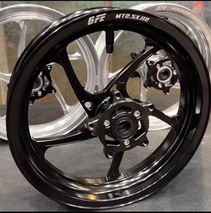 GFE锻造轮毂 刀锋战士轮毂小牛N1S劲战 九号改装CNC单碟 双碟轮毂