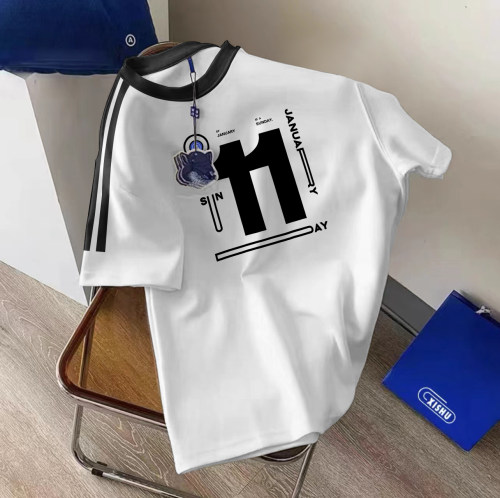 柯瞳港风潮流短袖t恤男夏季新款