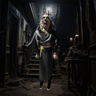 大型鬼屋密室仿真鬼怪吊死鬼模型恐怖整蛊吓人道具气动型仿真设备