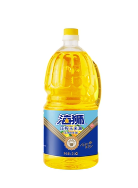 海狮非转基因压榨玉米油烹饪炒菜煎炸植物油烘焙食用油大桶2L家用